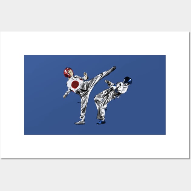 Taekwondo Wall Art by sibosssr